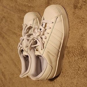 adidas Superstar White Athletic Shoes